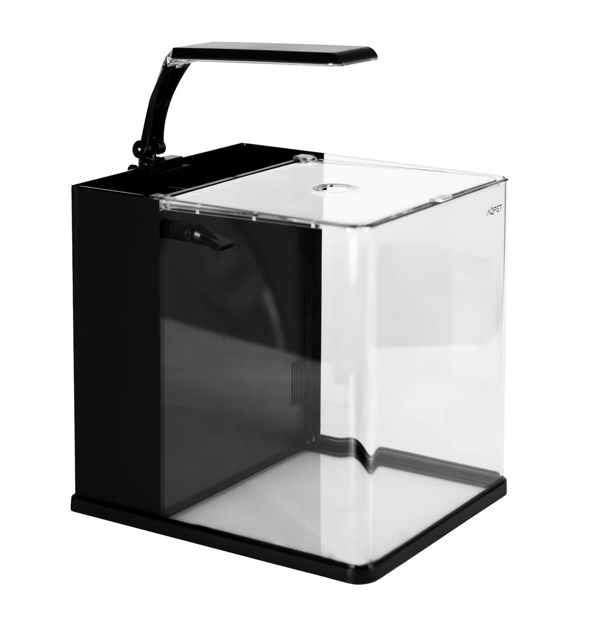 AQPet Qube 25 Acquario In Vetro Completo Di Luce, Pompa E Materiali Filtranti