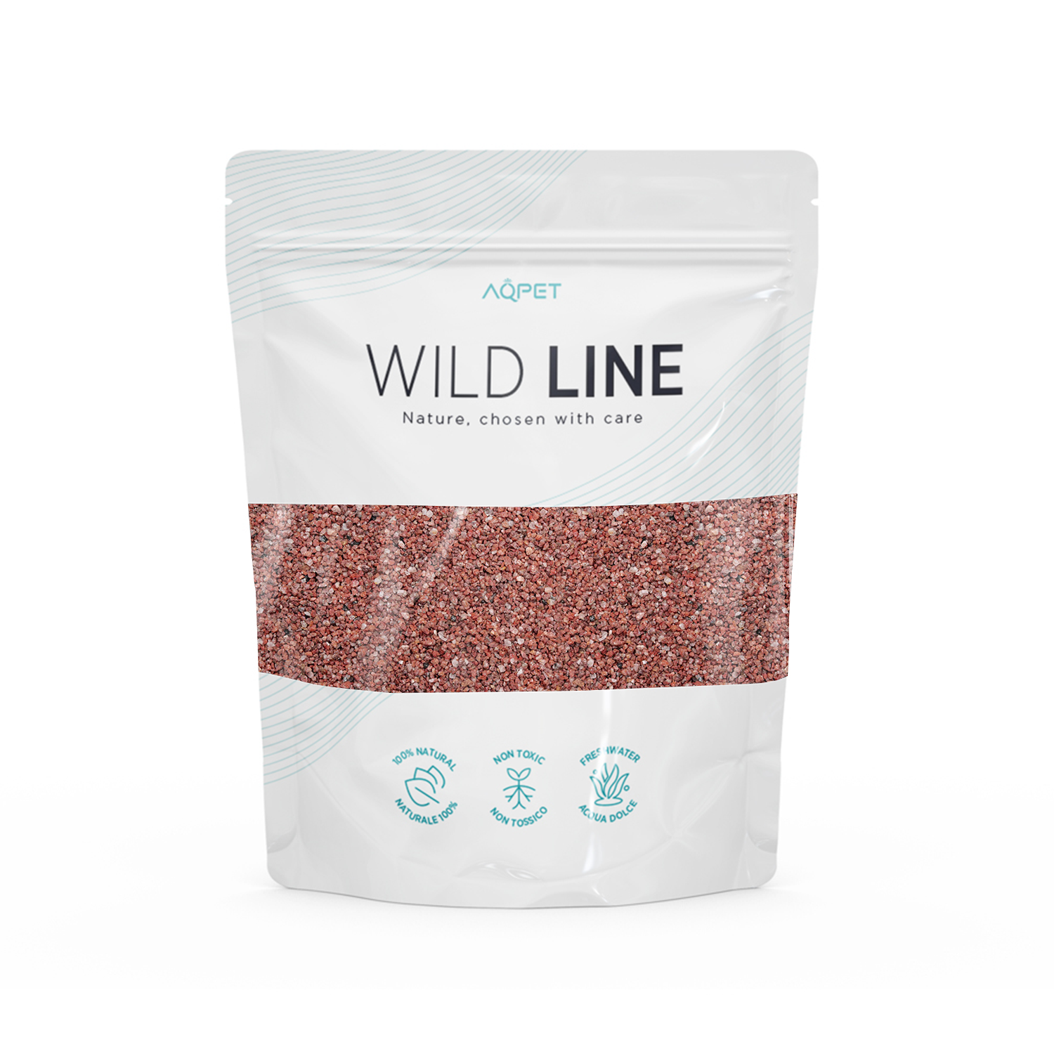 AQPet Wild Sand Sabbia Naturale 5 Kg - Red Brick