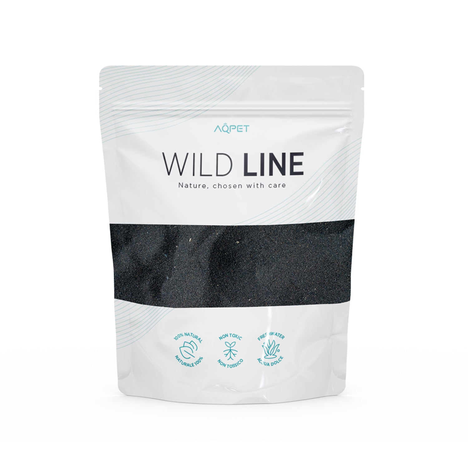 AQPet Wild Sand Sabbia Naturale 5 Kg - Black Ink