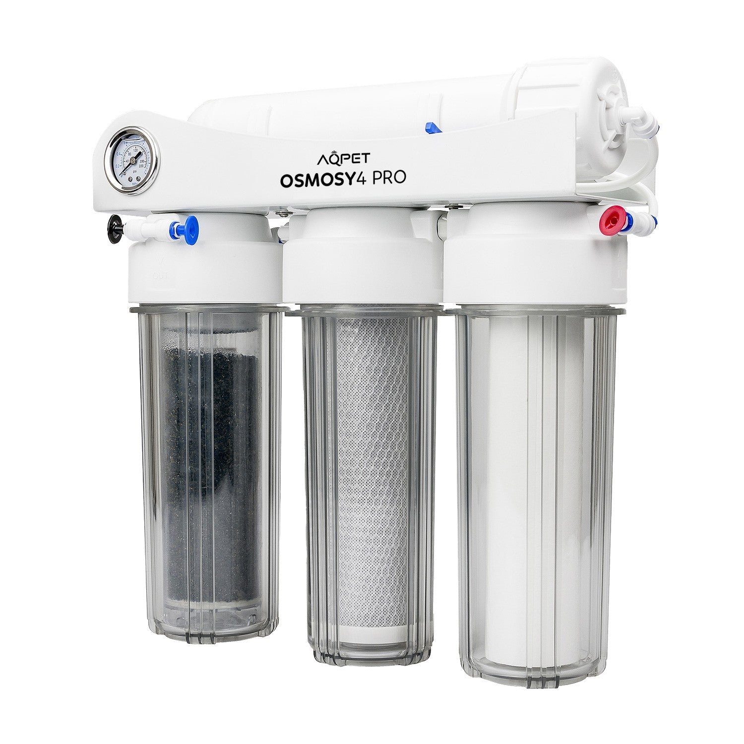 AQPet Impianto Osmosi 4 Stadi Bicchieri 10"Pro