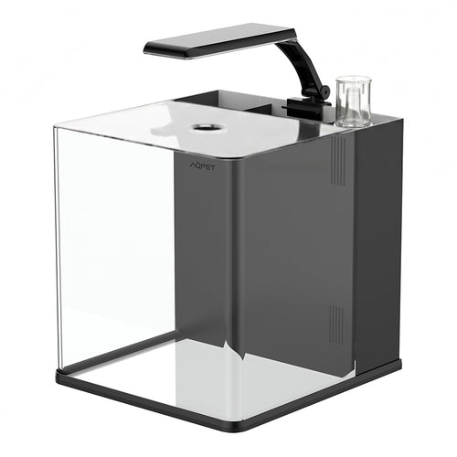 AQPet Acquario In Vetro Qube 25 Complete Set Versione Marina